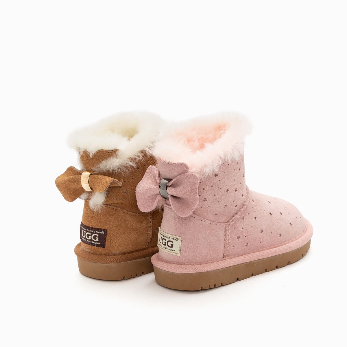 Ozwear Ugg Kids Mini Bailey Bow Starry Boots – Super Buyer